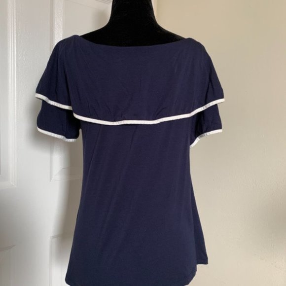 Melanie Lyne Blue Top - Picture 3 of 3